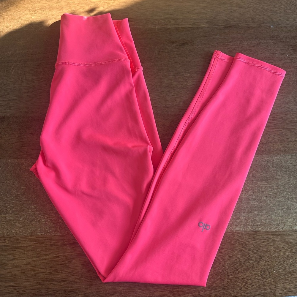 ALO Yoga Neon Pink Leggings